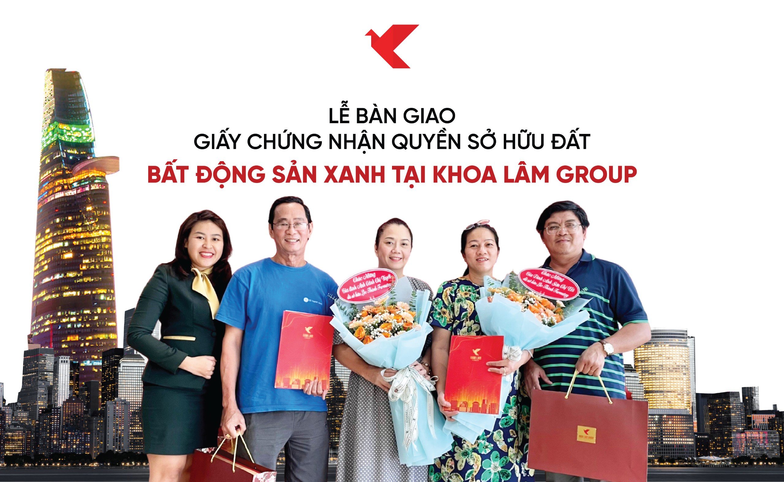 KHOA LAM GROUP BAN GIAO SO CHO KHAC HANG DUNG CAM KET