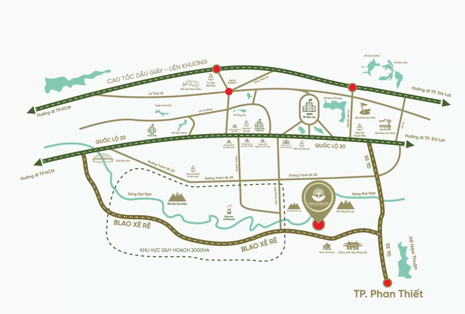 vi tri lang oa bao loc tai lam dong của khoa lam group