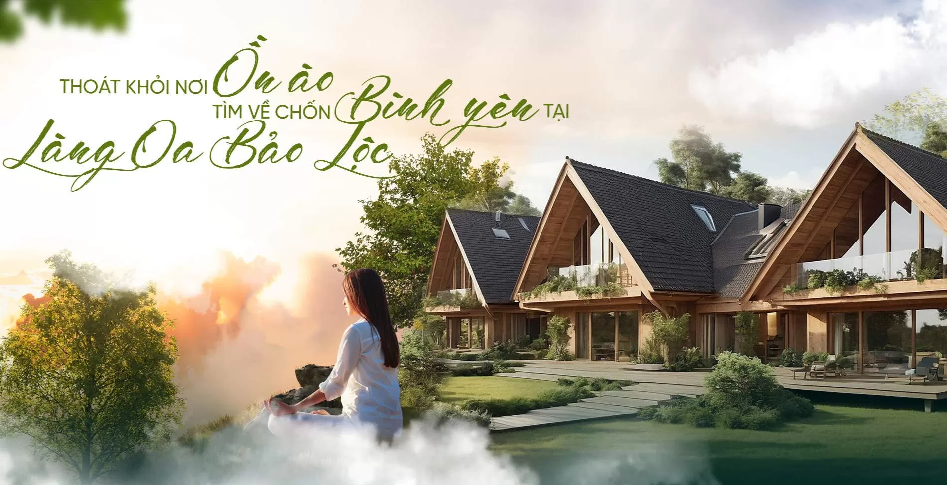 banner làng oa bảo lộc khoa lâm group