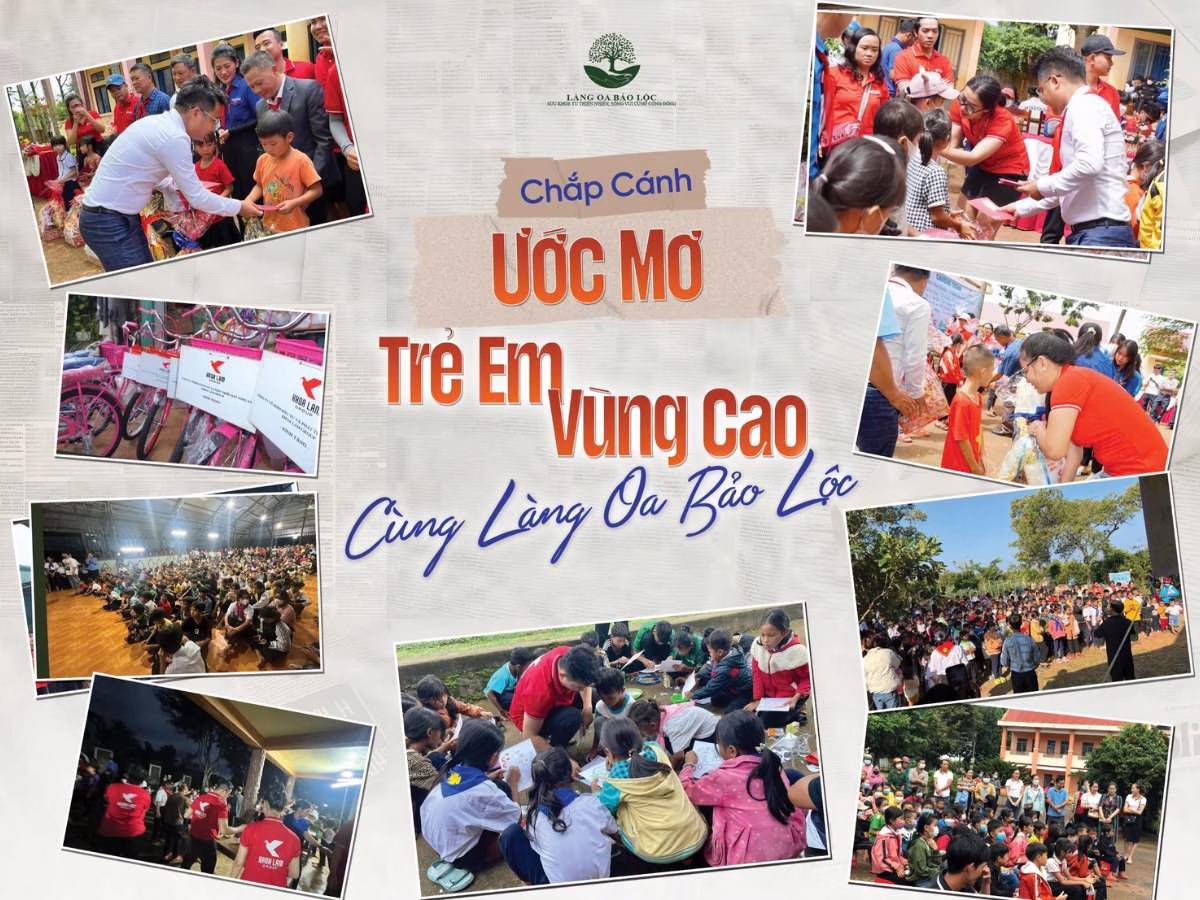 Làng Oa Bảo Lộc: Đồng Hành Cùng Những Ước Mơ Của Trẻ Em Vùng Cao