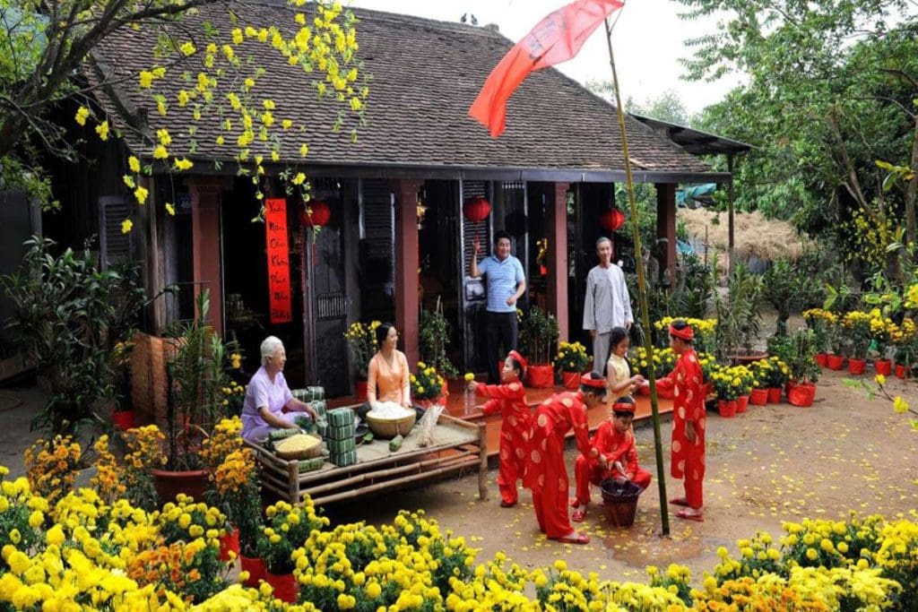 Tết Rồi Về Làng Thôi Mùa 2 – Hành trình tri ân và kết nối aman đến Làng Oa Bảo Lộc không khí tết miền nam việt nam