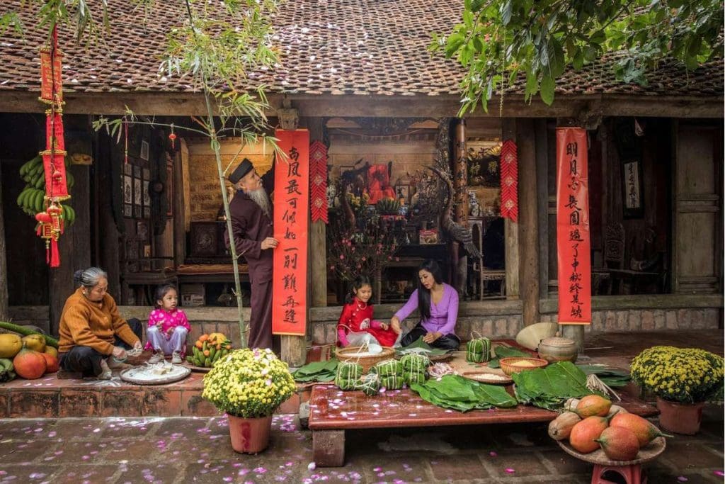 Tết Rồi Về Làng Thôi Mùa 2 – Hành trình tri ân và kết nối aman đến Làng Oa Bảo Lộc không khí tết miền bắc việt nam