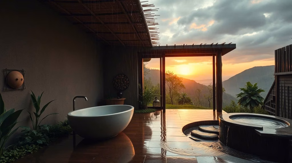 Dòng nước tái sinh, cảm nhận làn hơi đang vỗ về từng tế bào, xua tan mọi căng thẳng