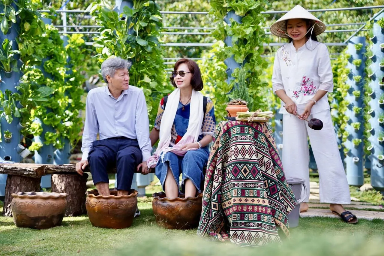 Cư dân aman cúng động thổ khởi công 2 căn nhà Cộng đồng cư dân Làng Oa Bảo Lộc