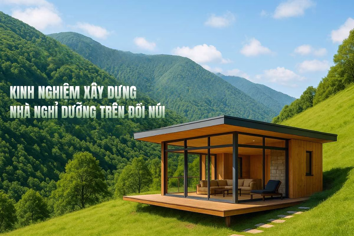 Kinh Nghiệm Xây Nhà Nghỉ Dưỡng Trên Đồi Núi