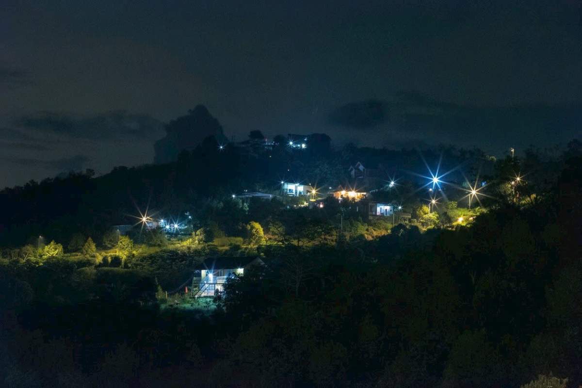 Khu Nghỉ Dưỡng aman lúc buổi đêm