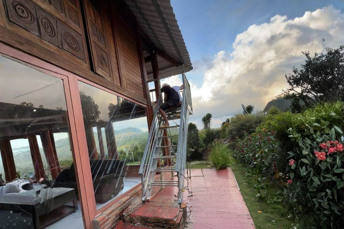 Trùng Tu Nhà Làng Tại Phân Khu Làng Oa Bảo Lộc