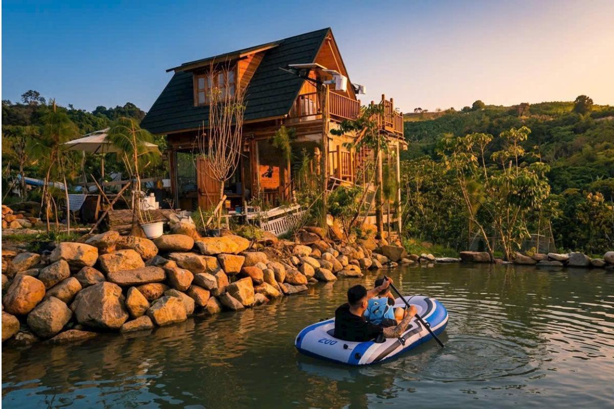 Khoảnh khắc ấm áp của gia đình cư dân aman Bảo Lộc