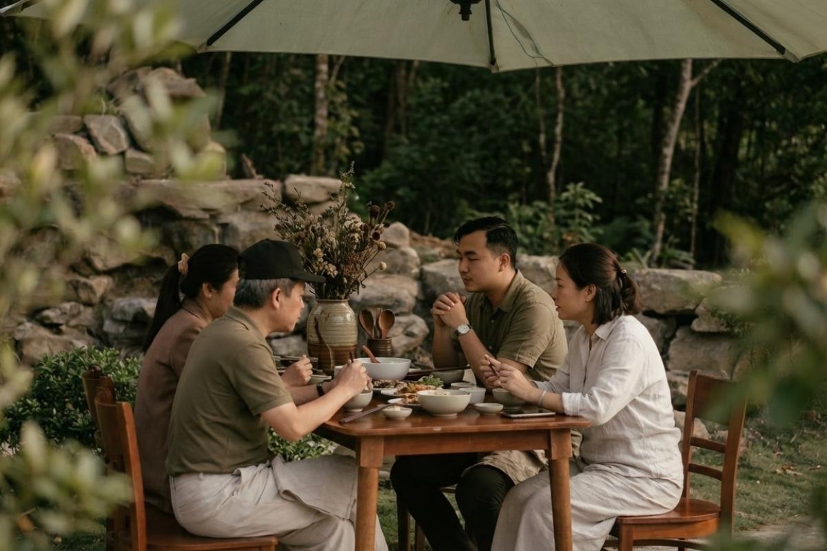 Gia đình đa thế hệ tận hưởng không gian hạnh phúc khi mua second home Bảo Lộc tại aman.