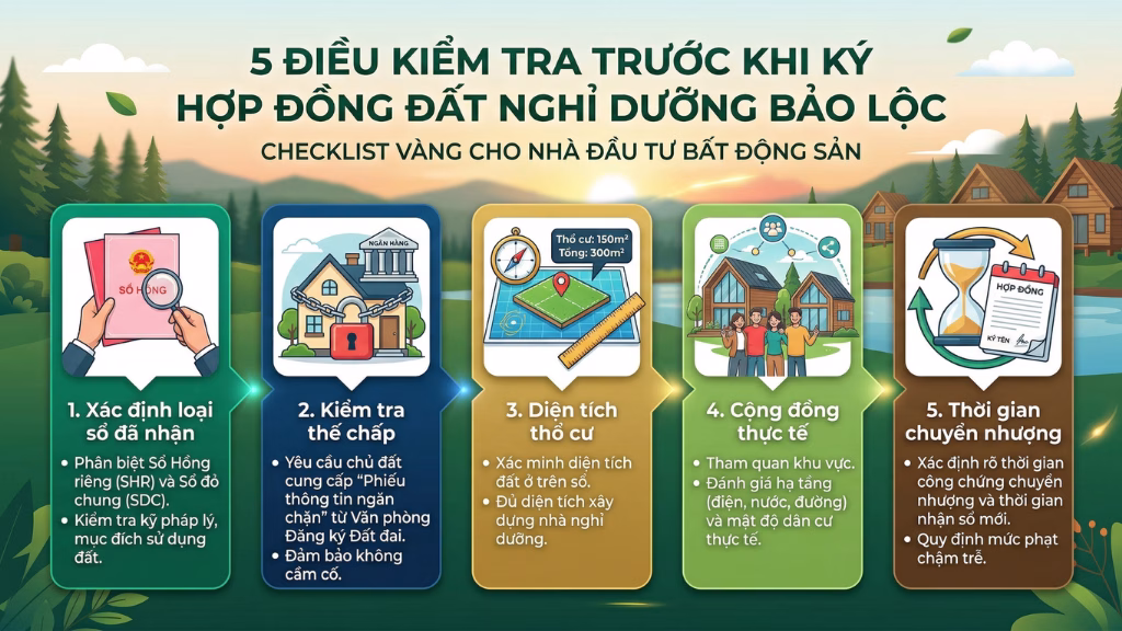 5 điều nên kiểm tra kỹ trước khi đưa ra quyết định mua đất tại Bảo Lộc