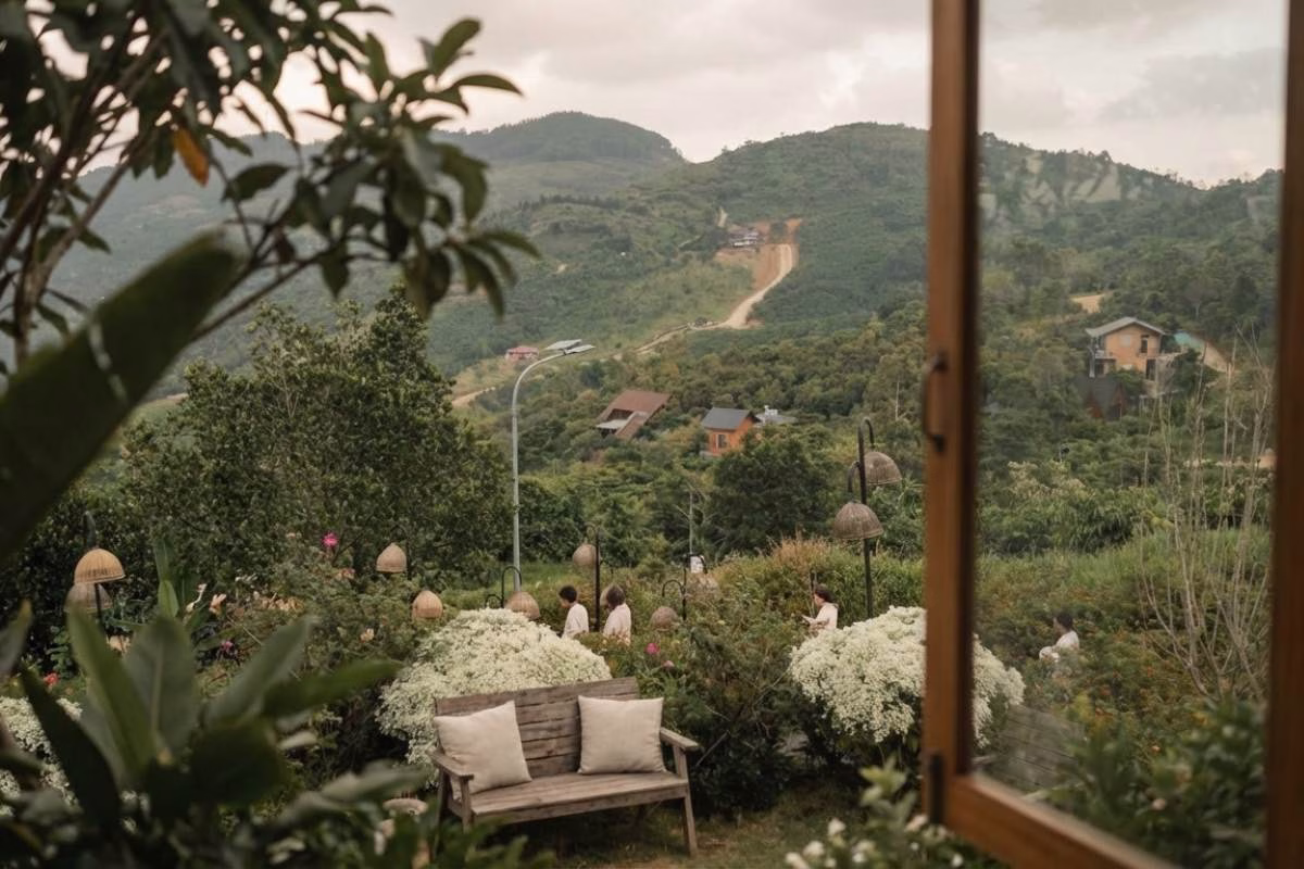 Toàn cảnh không gian sống tại Làng Oa Bảo Lộc