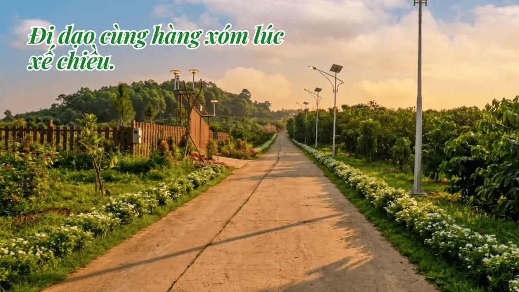 Thói quen đi dạo cùng hàng xóm