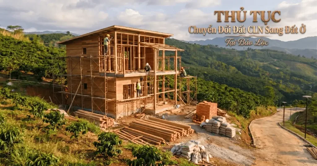 Thủ Tục Chuyển Đổi Đất CLN Sang Đất Ở Bảo Lộc: 5 Bước Chi Tiết Nhất 2026 Những thủ đất chuyển đổi đất cây lăm năm sang đất ở.