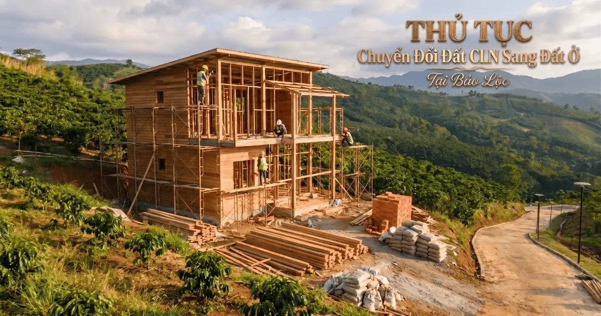 Thủ Tục Chuyển Đổi Đất CLN Sang Đất Ở Bảo Lộc: 5 Bước Chi Tiết Nhất 2026